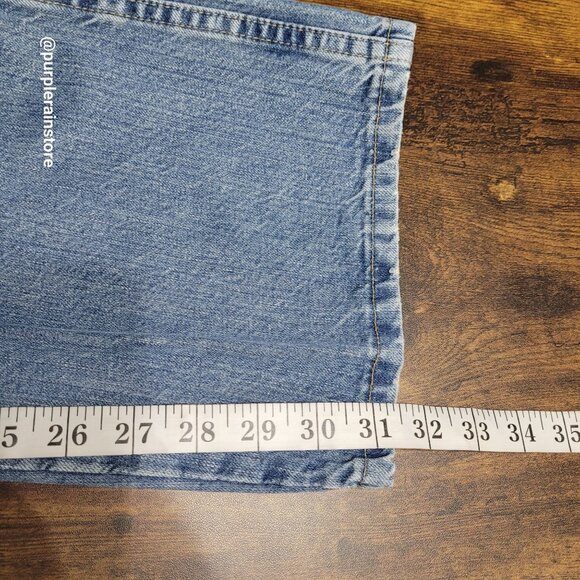 Wrangler Jeans 38x32 measures 36x32 Straight Medium Light Wash Western - Picture 9 of 11